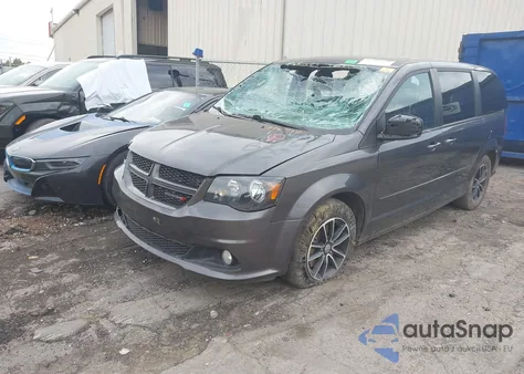 2016 Dodge Grand Caravan Sxt из США, поврежденный, VIN 2C4RDGCG7GR372710